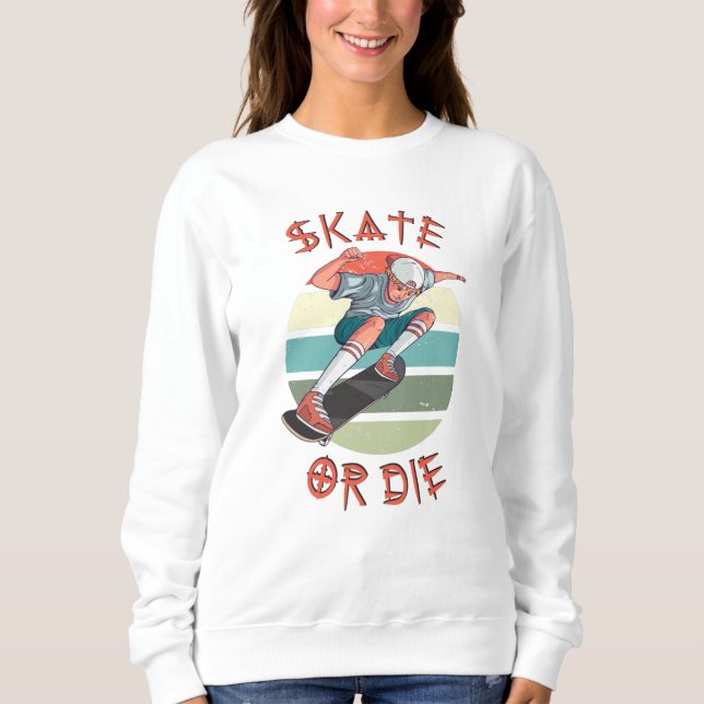 Camiseta Skate ou morrer Skateboarder Boy (Frente)