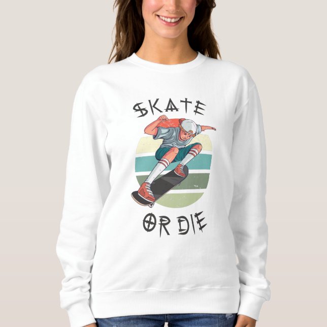 Camiseta Skate ou morrer Skateboarder Boy (Frente)