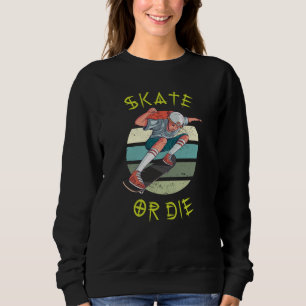 Camiseta Skate ou morrer Skateboarder Boy