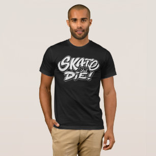 Camiseta Skate ou Morte - Tipografia Retroativa
