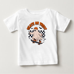 Camiseta Skate ou Tratar o Dia das Bruxas do Fantasma