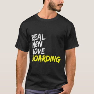 Camiseta Skate Park Real Men Adoram Embaraçando skate Snowb