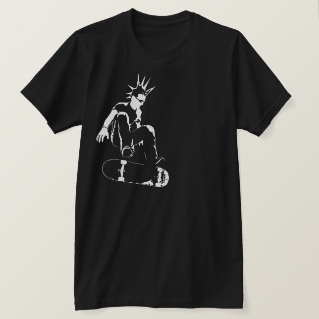 Camiseta skate punk (Frente do Design)