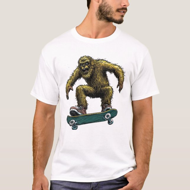 Camiseta skate sasquatch (Frente)
