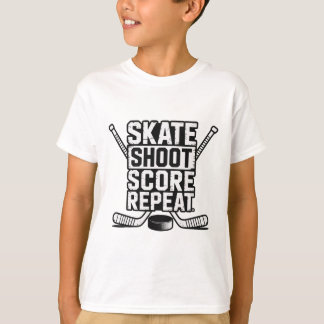 Camiseta Skate Shoot Score Repeat _4