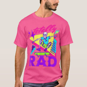 Camiseta Skate Vintage de Skeleton de skate 80s 