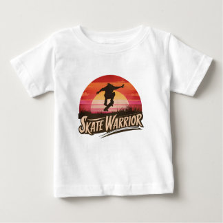 Camiseta Skate warrior - rétro sunset vintage