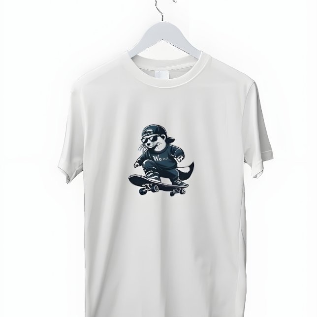 Camiseta Skate Weasel (unisex tshirt mockup on hanger)