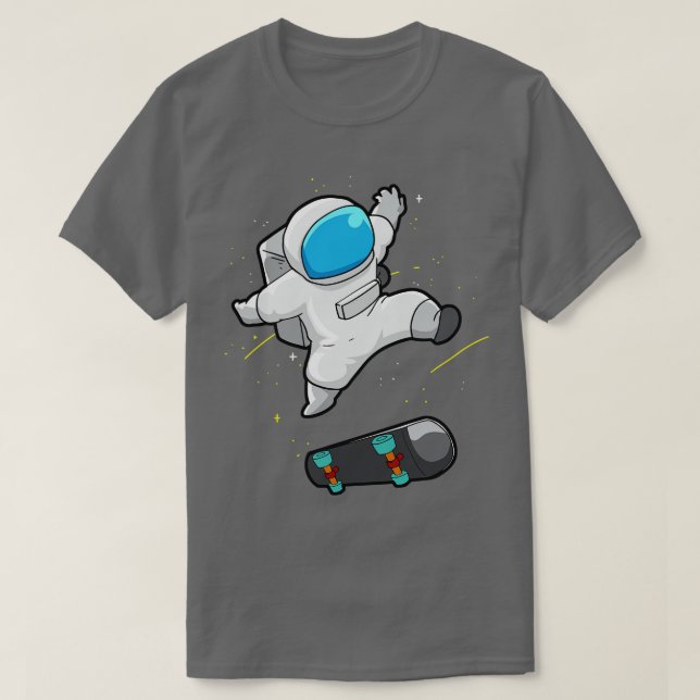Camiseta Skateboard Astronauta (Frente do Design)