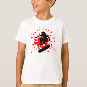 Camiseta skateboard. bolhas.