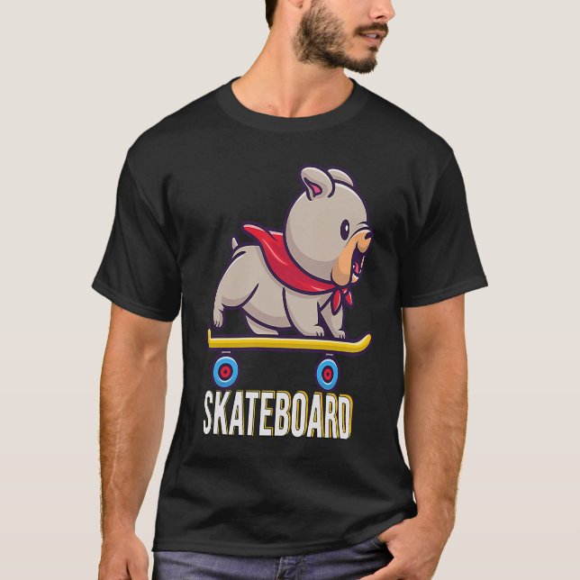 Camiseta Skateboard Bull Dog Skate (Frente)