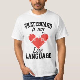 Camiseta Skateboard é Minha Linguagem do Amor -  Skateboard