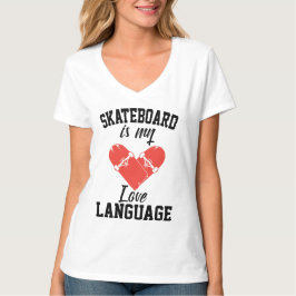 Camiseta Skateboard é Minha Linguagem do Amor - Skateboard 