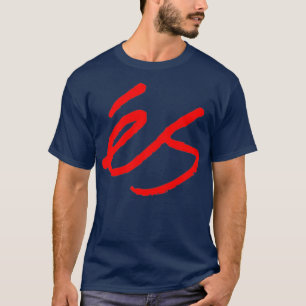Camiseta Skateboard ES em vermelho