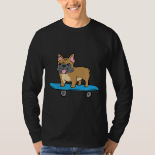 Camiseta Skateboard French Buldokids Skater Buldogue S