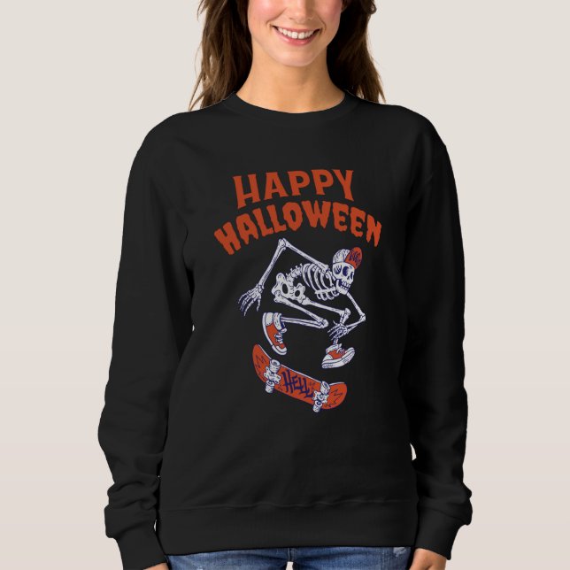 Camiseta Skateboard Halloween (Frente)