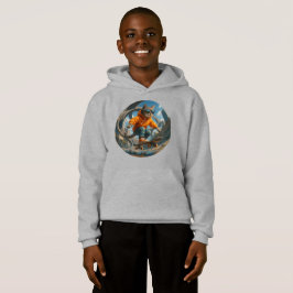 Camiseta Skateboard Kat Hoodie – Vrijheid in Beweging