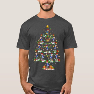 Camiseta Skateboard Lover Xmas Lights Skate Chri