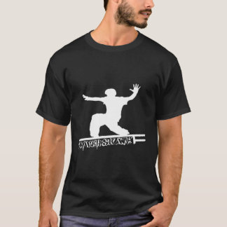 Camiseta Skateboard Men Boys do Skate de Potência Skateboar