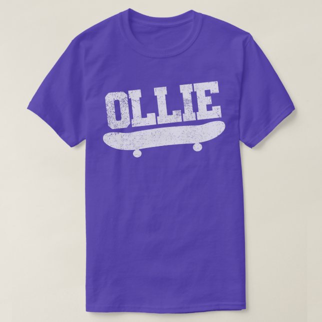 Camiseta Skateboard Ollie 1 (Frente do Design)