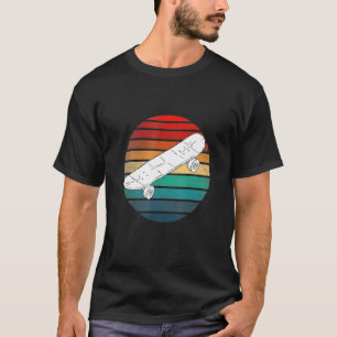 Camiseta Skateboard Para Homens Mulheres Vintage Retro Gráf