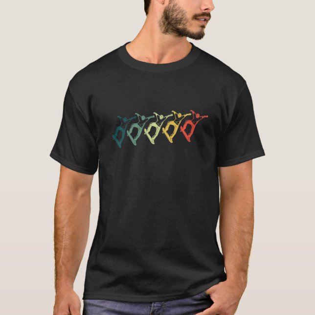 Camiseta Skateboard Retro Skateboarder Skateboard 1 (Frente)