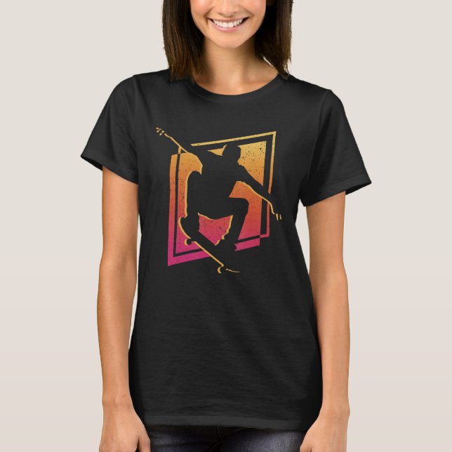 Camiseta Skateboard Retro Skater (Frente)