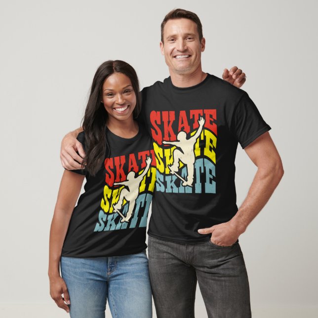 Camiseta Skateboard Skateboarding Presente Retro para Skate (Unissex)