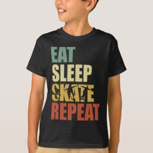 Camiseta Skateboard Skater Antigo Skate Patinação Comer Dor