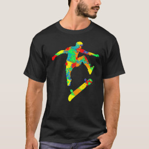 Camiseta Skateboard Skater Skateboarder Boys Crianças