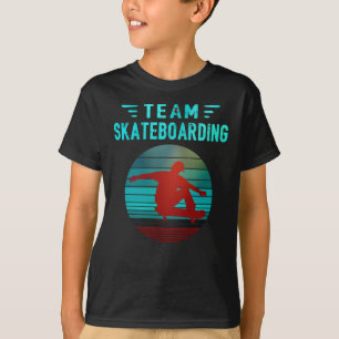 Camiseta Skateboard Skater Vintage Gift Halfpipe