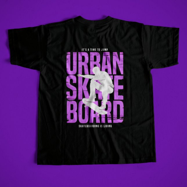 Camiseta skateboard urbano (Criador carregado)