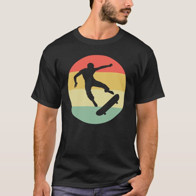 Camiseta Skateboard Vintage Gift T Shirt (Frente)