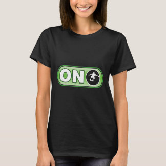 Camiseta Skateboarder anda de skateboard no esporte de skat