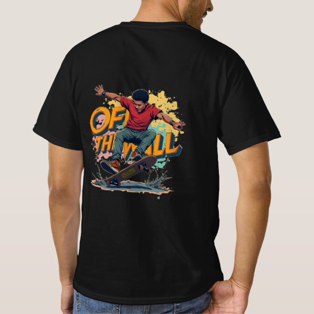 Camiseta Skateboarder em Movimento (Verso)