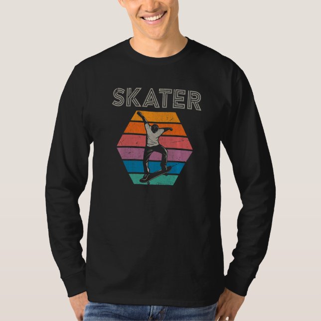 Camiseta Skateboarder Skate Skater (Frente)