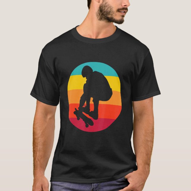 Camiseta Skateboarder Sunset (Frente)