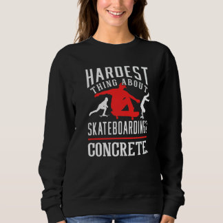 Camiseta Skateboarding E Trocadilho De Concreto