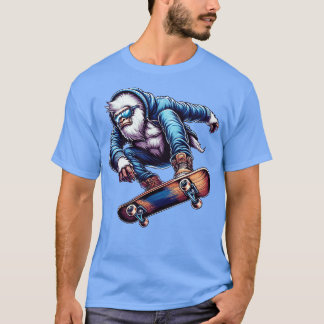Camiseta Skateboarding Estilo Urbano