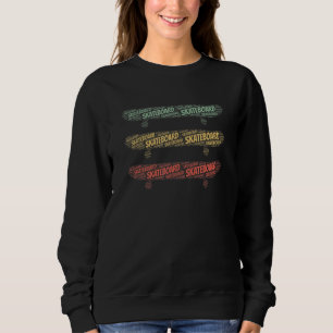 Camiseta Skateboarding Patinador Gráfico Vintage Skateboard