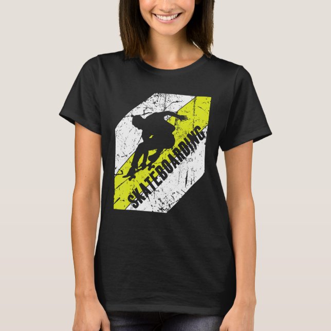 Camiseta Skateboarding Vintage Skateboarder Skate (Frente)