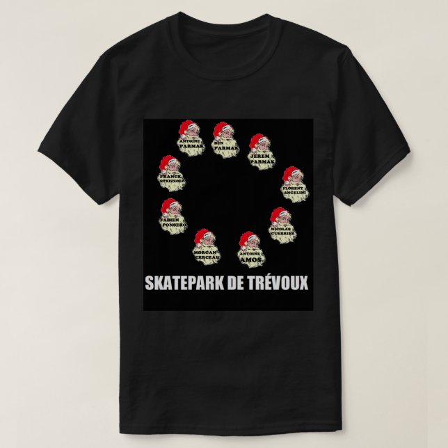 CAMISETA SKATEPARK DE TRÉVOUX (Frente do Design)
