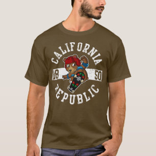 Camiseta Skater Bear da República da Califórnia