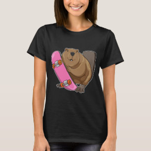 Camiseta skater Beaver