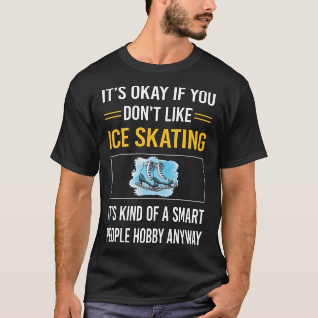Camiseta Skater de Skate de Ice do Smart Pessoas (Frente)
