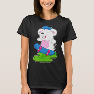 Camiseta skater do mouse