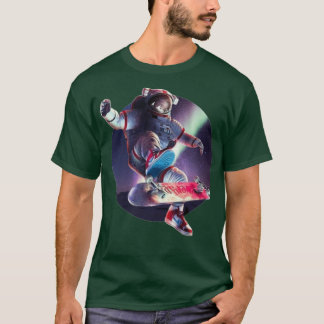 Camiseta Skater Espacial