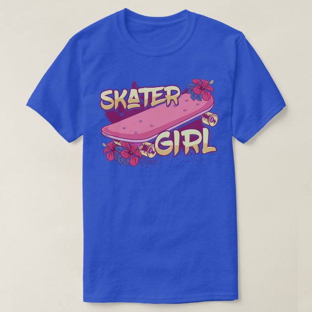 Camiseta Skater Girl (Frente do Design)