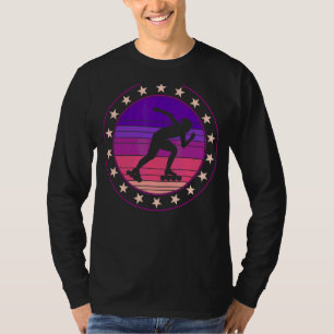 Camiseta Skater Girl Rollerblading Skate Roller Rol