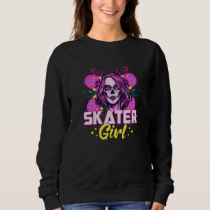 Camiseta Skater Girl Sk8 Skateboard Girls Skating Gift Idea